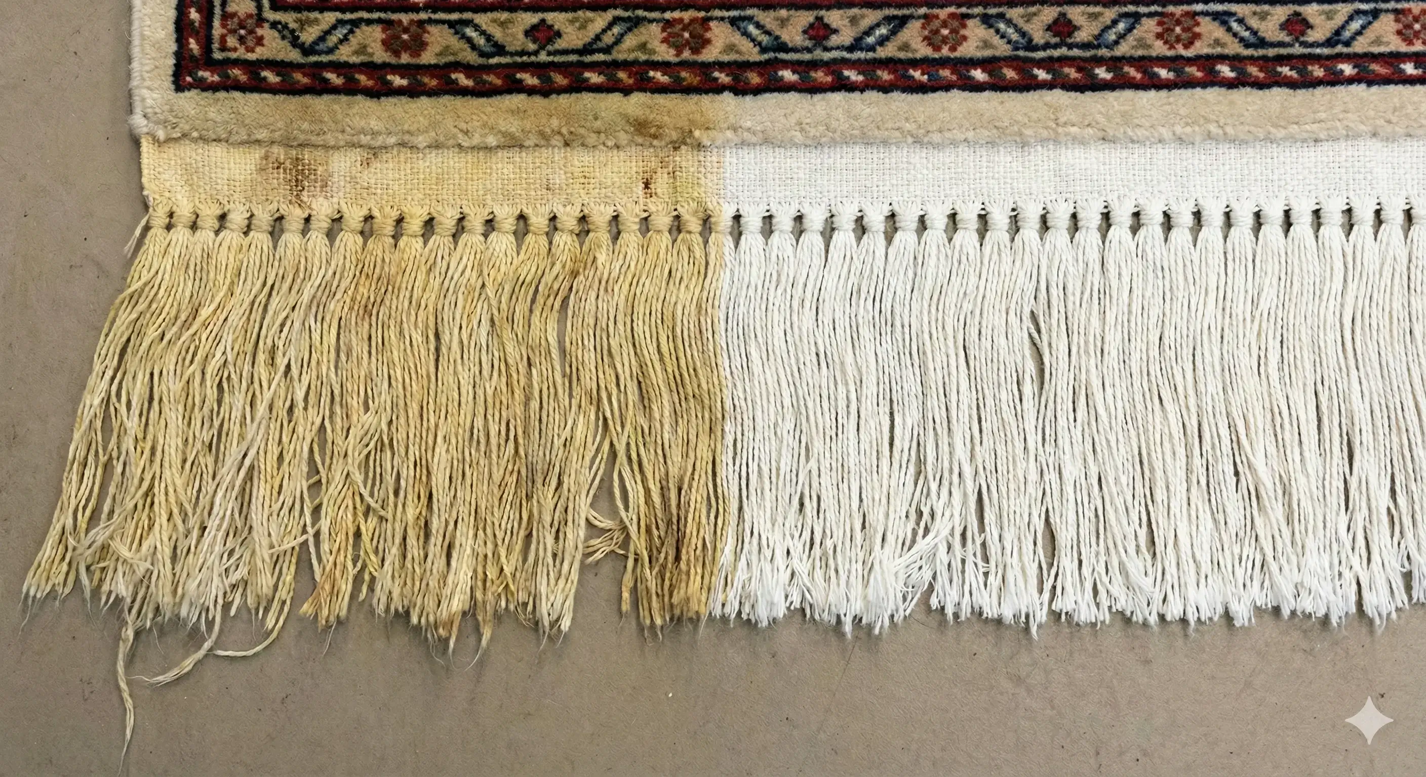 Halı Saçağı (Püskül) Temizliği ve Beyazlatma: Çamaşır Suyu Kullanmayın!