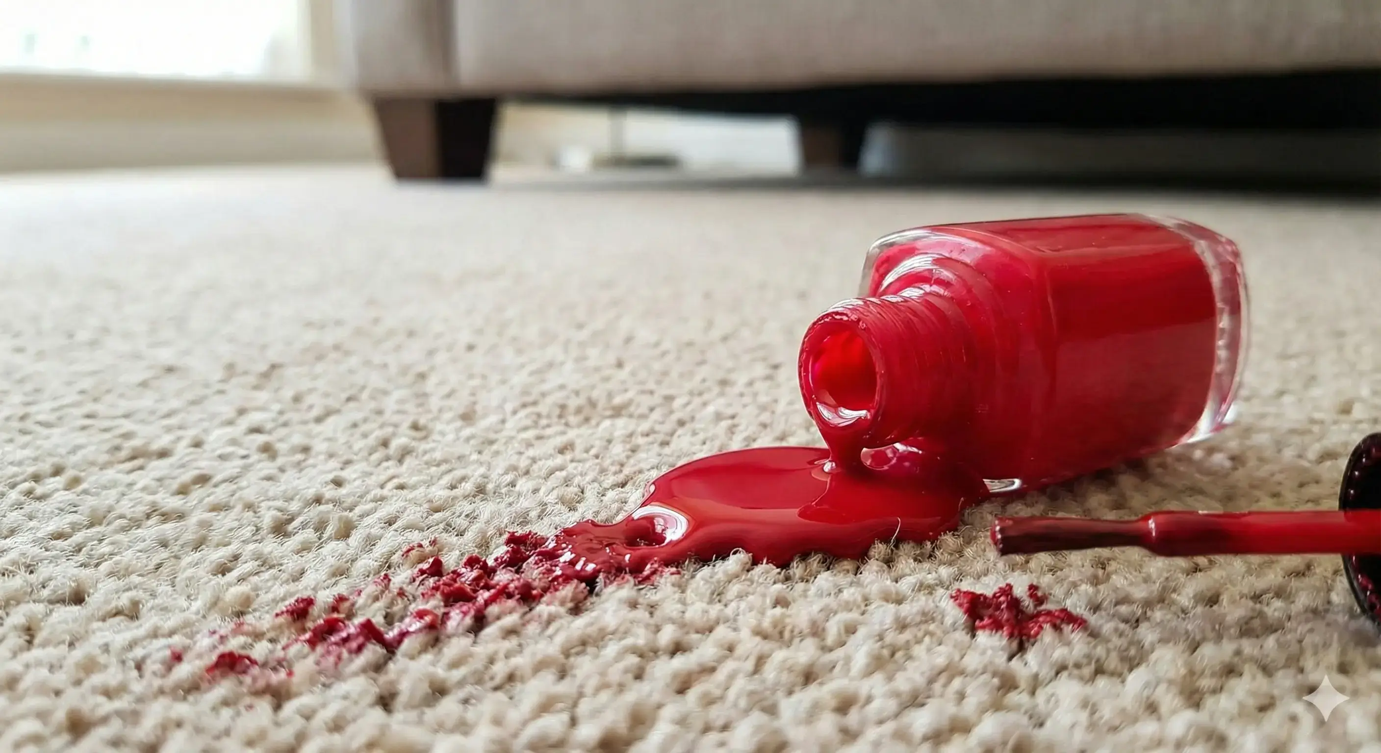 Halıdan Oje Lekesi Nasıl Çıkar? Aseton Kullanmadan Önce Okuyun!